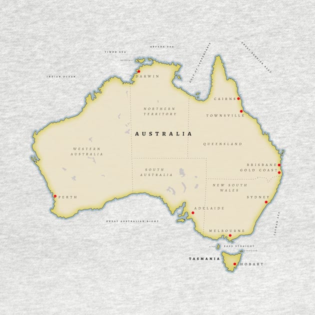 Map of Australia by nickemporium1